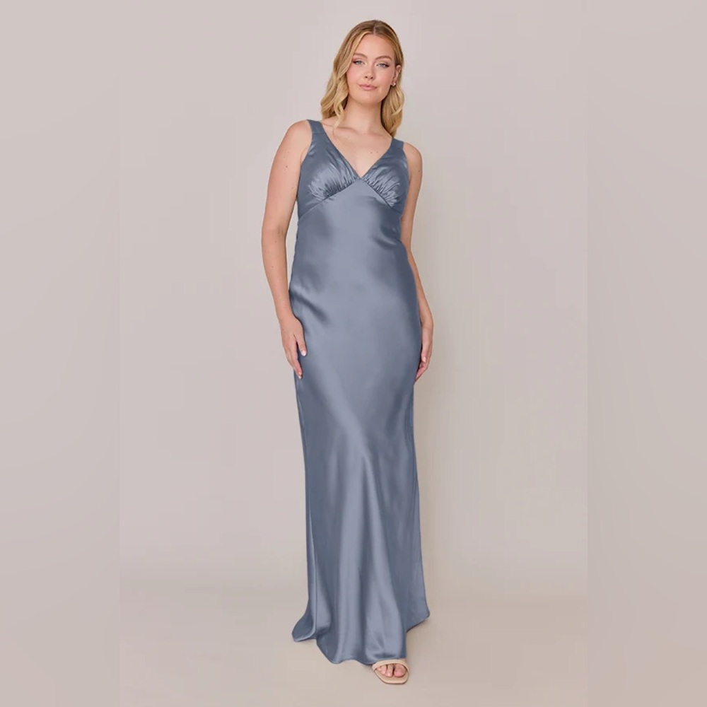 Revelry Audrey Satin Dress